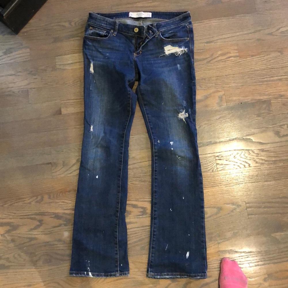 American Eagle distressed boot cut jeans 4s